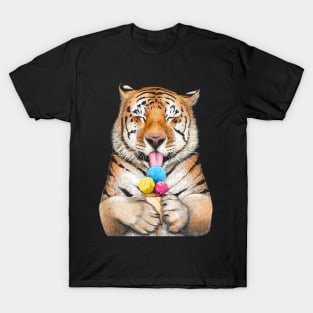 Tiger with ice cream T-Shirt